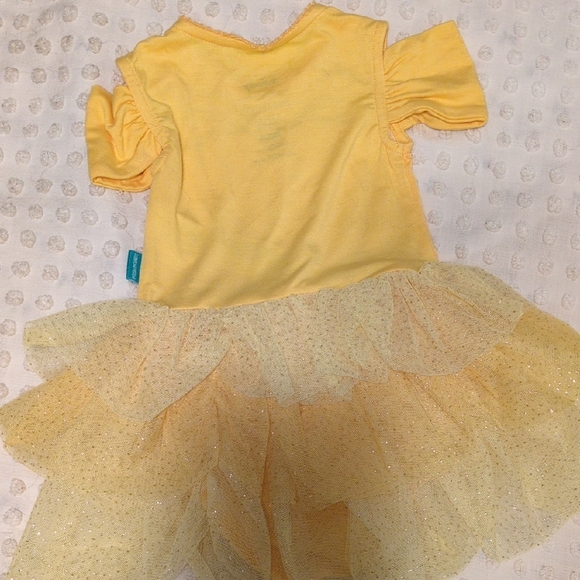 Disney Yellow Belle Dress with Tulle Skirt - Picture 2 of 3